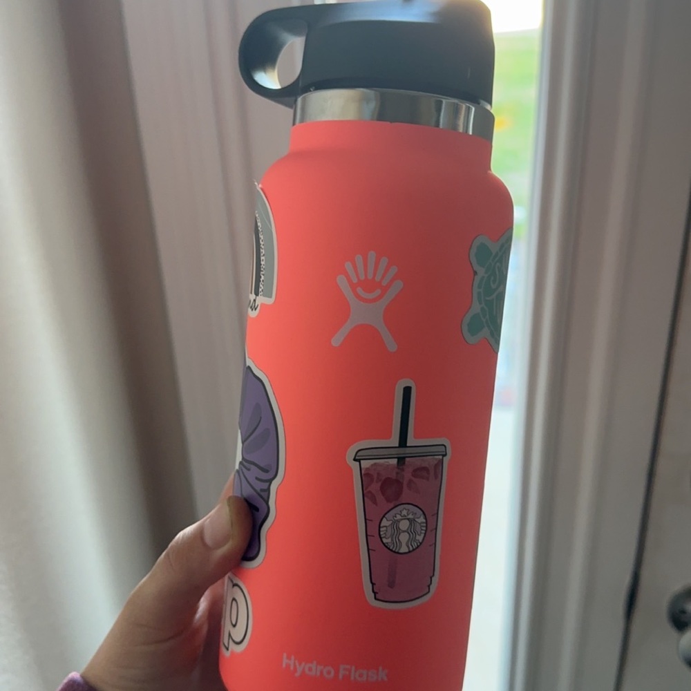 Coral pink hydro flask